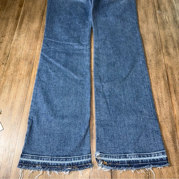 Levi’s Superlow Bootcut Blue Jeans Bootcut Medium Wash Y2K Lowrise - Picture 8 of 9